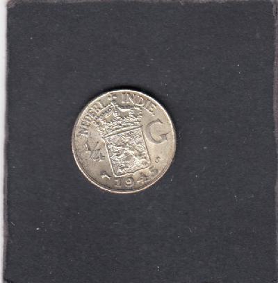 Beschrijving: 1/4 Gulden 